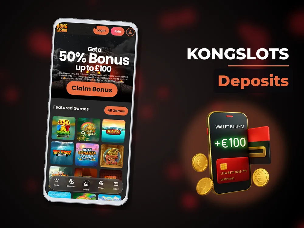 Kongslots - Deposits