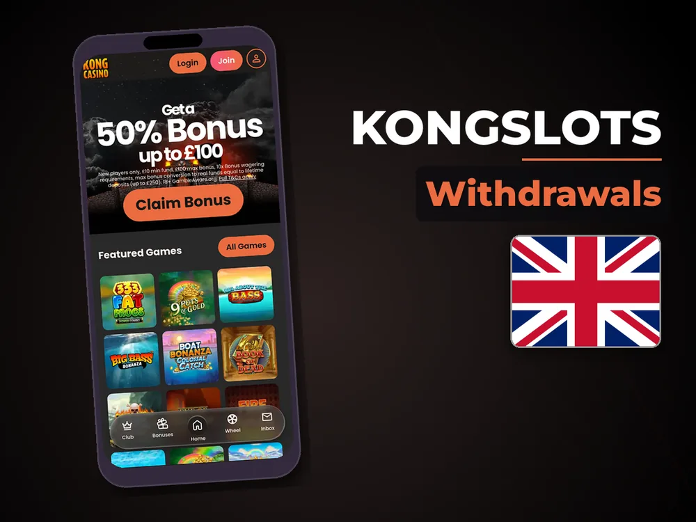 Kongslots - Withdrawals
