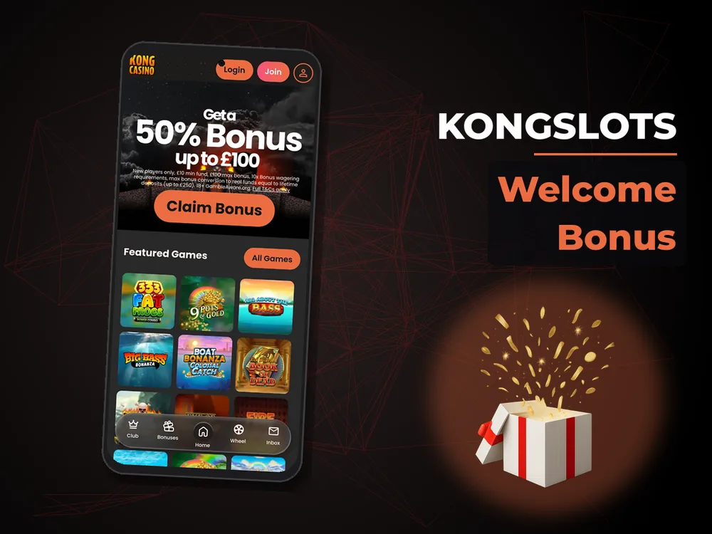 Kongslots - Welcome Bonus
