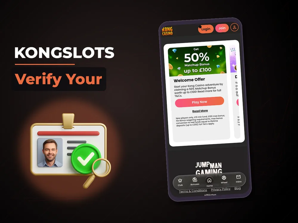 Kongslots - Verify Your