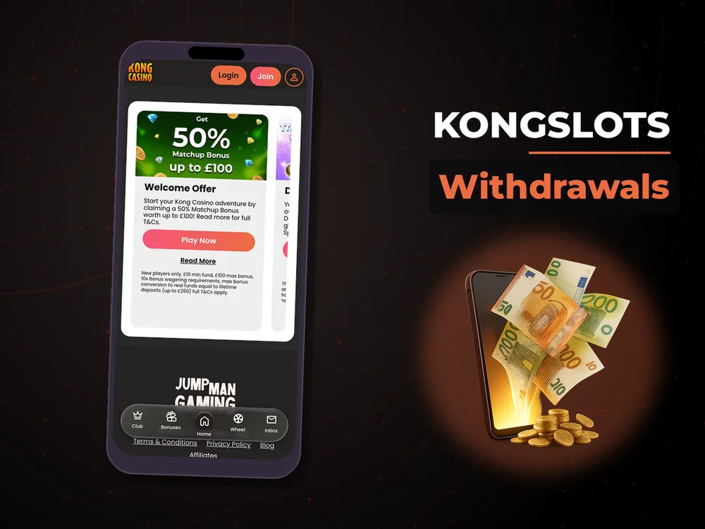Kongslots - Withdrawals