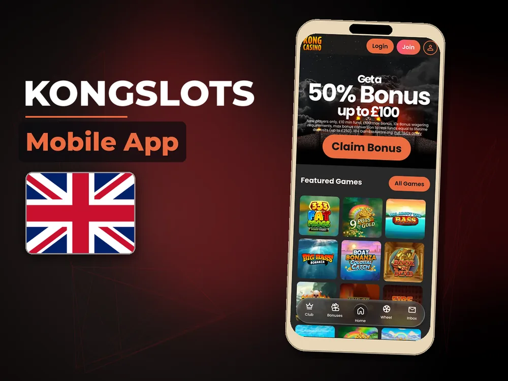 Kongslots - Mobile App