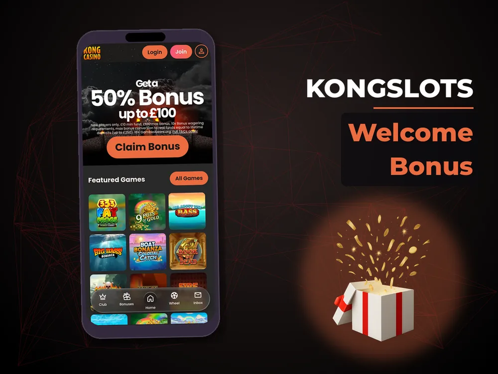 Kongslots - Welcome Bonus
