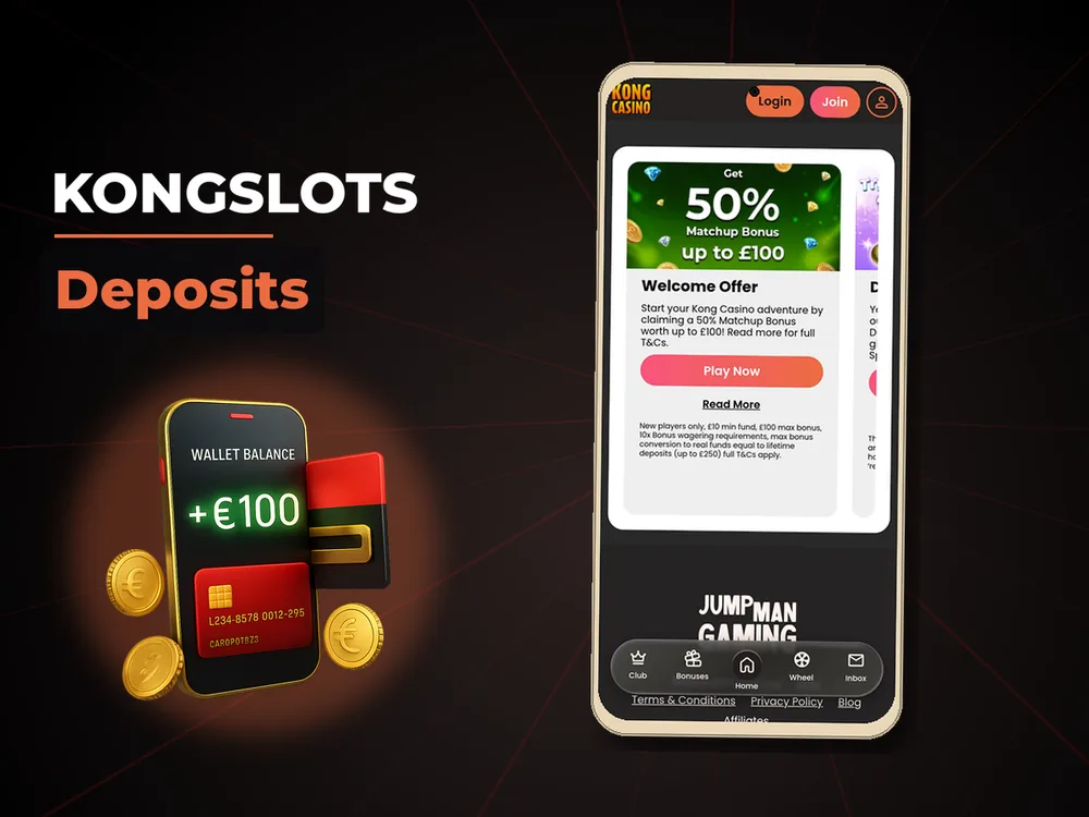 Kongslots - Deposits