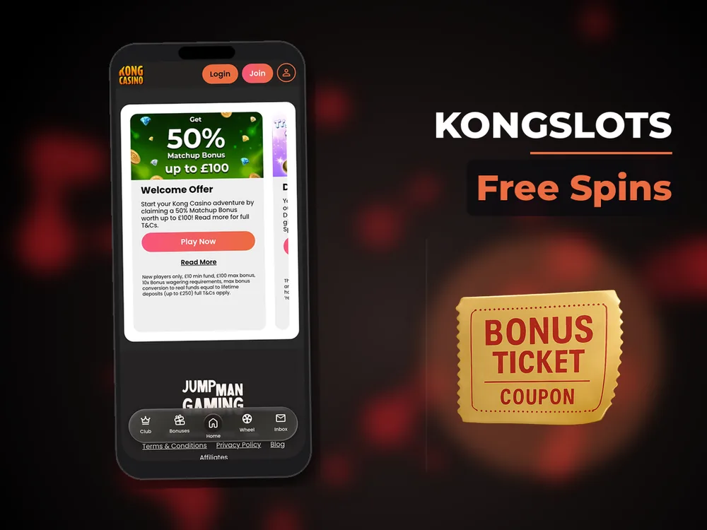 Kongslots - Free Spins