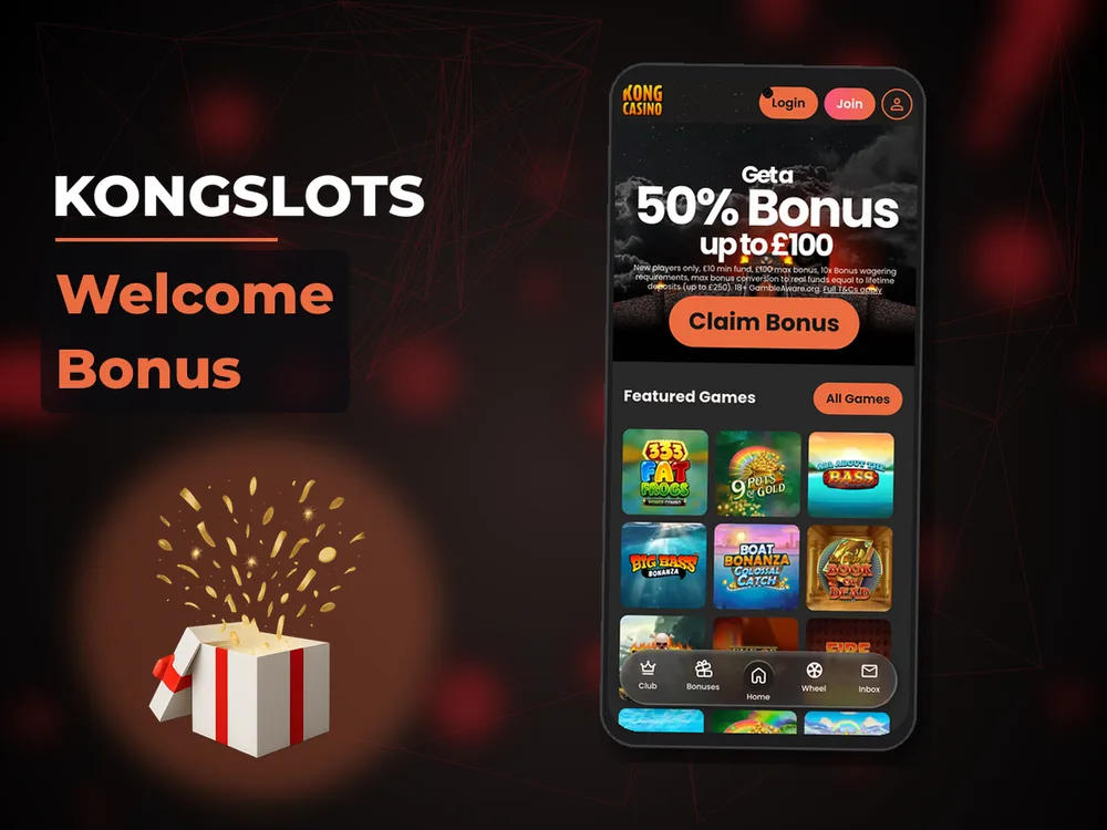 Kongslots - Welcome Bonus